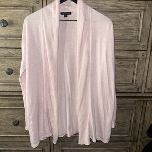 Tommy Hilfiger Open Front Lightweight Cardigans Pink Pastel Size Xs